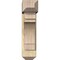 Ekena Millwork Merced Craftsman Rough Sawn Bracket w/ Offset Brace, Douglas Fir, 8"W x 24"D x 32"H BKT0806X24X32MRC04RDF - alternate 4